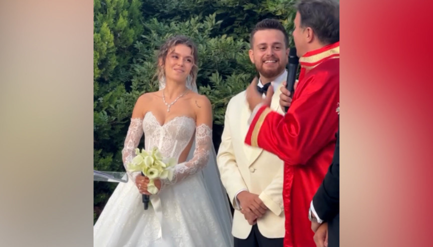 Sosyal medya fenomeni Alper Rende, Betül Çakmak ile evlendi