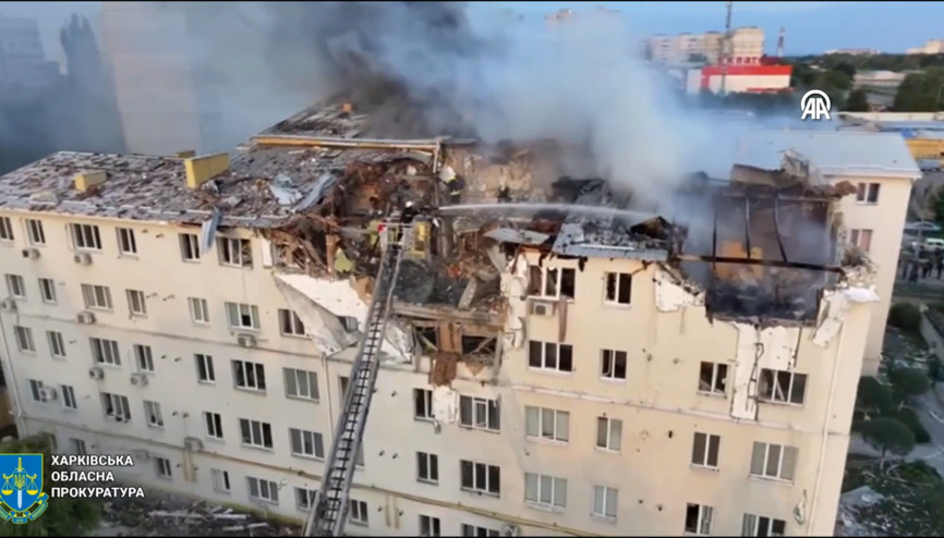 Ukrayna: Rusya’nın Harkiv’e düzenlediği saldırıda en az 11 kişi yaralandı