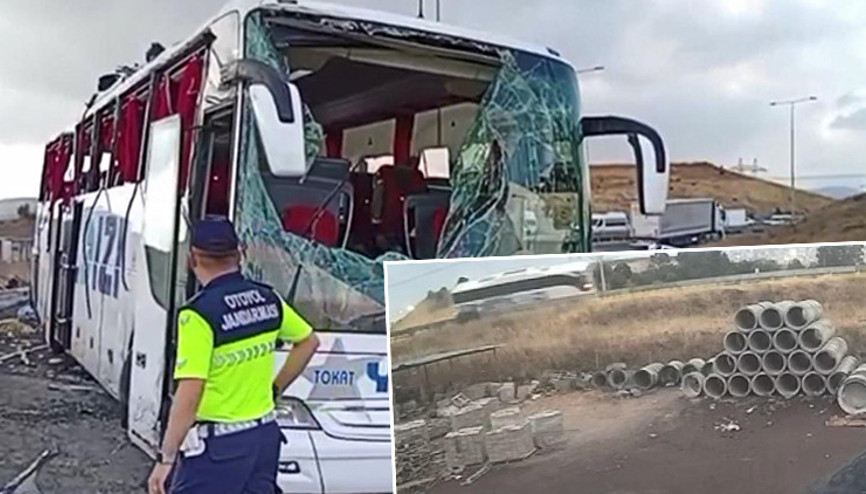 İstanbulda yolcu otobüsü devrildi: 4 can kaybı, 26 yaralı Kazanın görüntüsü ortaya çıktı