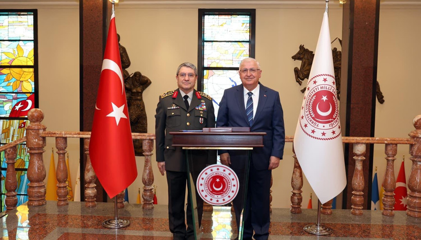 Bakan Güler, Genelkurmay Başkanı Bayraktaroğlu’nu kabul etti