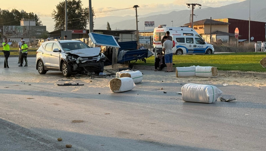 Tokatta cip ile patpat çarpıştı: 1 yaralı