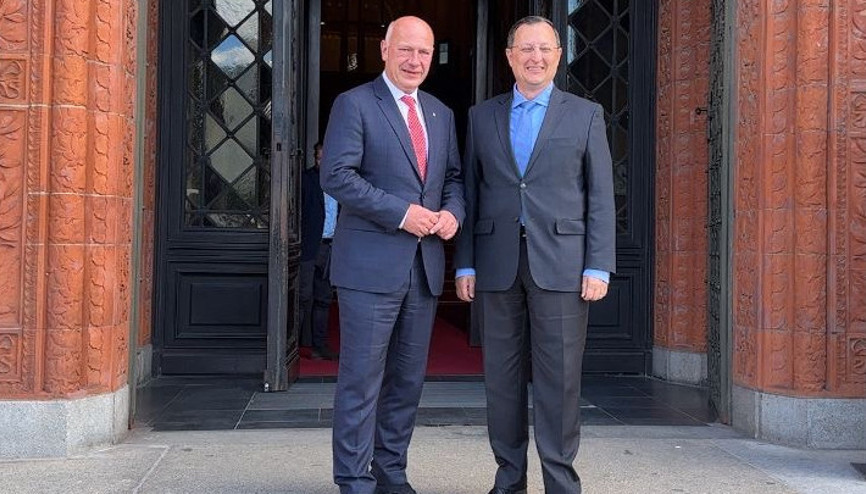 Büyükelçi Turan, Wegner’i ziyaret etti