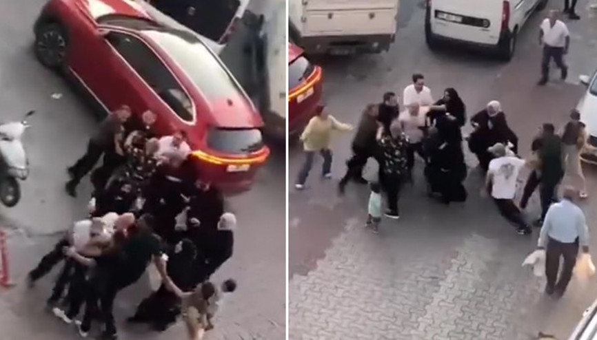 Kağıthanede komşular arasında park yeri kavgası