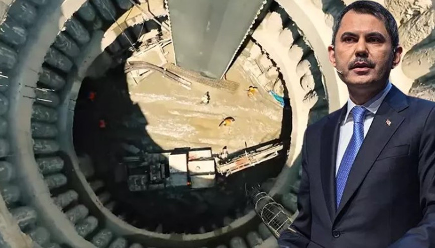 Bakan Kurum paylaştı: Türkiye’nin en büyük atık su tünelinde sona doğru