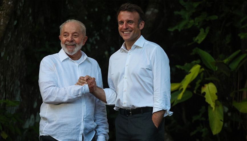 Fransa Cumhurbaşkanı Macron ile Brezilya lideri Lula görüştü Fransa Cumhurbaşkanı Macron ile Brezilya lideri Lula görüştü