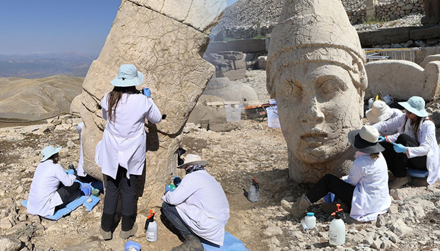 Nemrutun taşları nano teknolojiyle ayağa kalkıyor