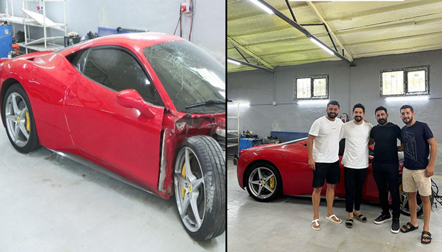 Türkiyenin günlerce konuştuğu Ferrari satıldı 15 milyon lira değerindeki Ferrariyi alan kişi ortaya çıktı
