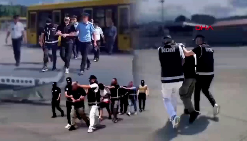 Kırmızı bültenle aranan 3 suçlu Rusya’dan Türkiye’ye getirildi