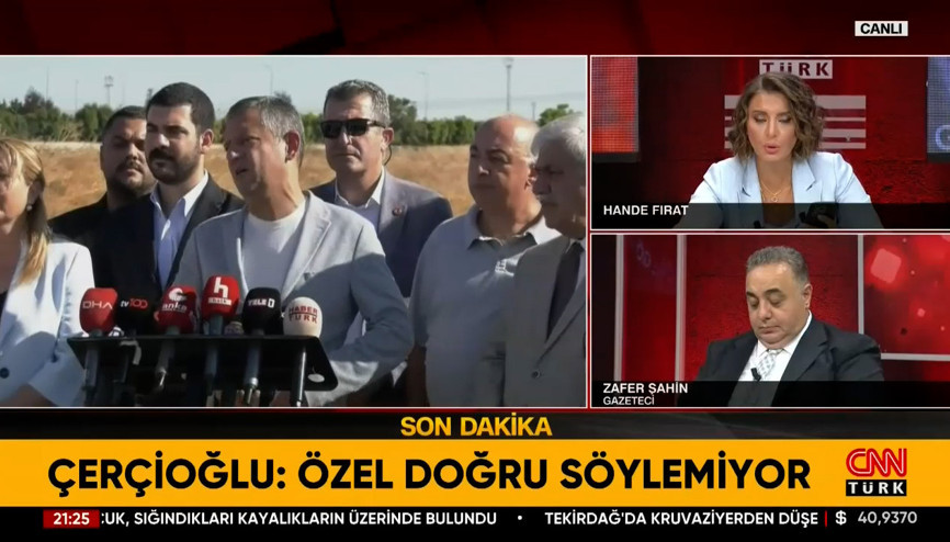 Aydın Büyükşehir Belediye Başkanı Çerçioğlu, CHP lideri Özele CNN Türkte yanıt verdi: Özel, doğruyu söylemiyor Aydın Büyükşehir Belediye Başkanı Çerçioğlu, CHP lideri Özele CNN Türkte yanıt verdi: Özel, doğruyu söylemiyor
