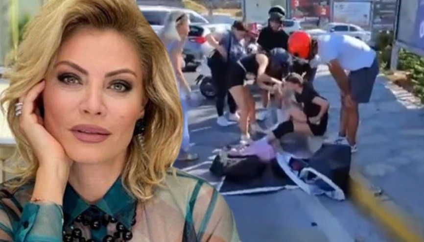 Seray Sever Bodrumda kaza yaptı, motosiklete çarptı