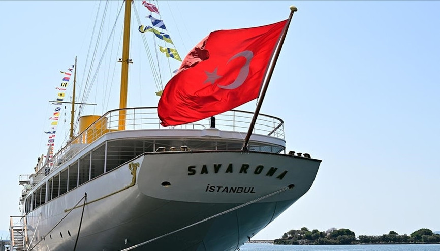 Atatürkün manevi mirası Savarona yatı pazar günü İstanbul Boğazını selamlayacak
