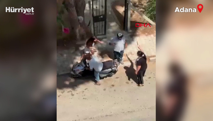 Anne, kızını sokakta bıçakla kovaladı; o anlar kamerada