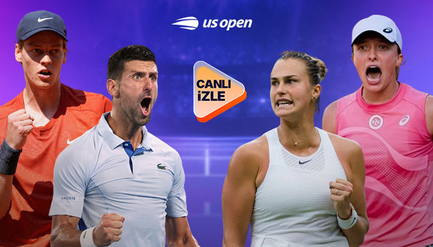 Amerika Açık başlıyor Tenis tutkunları heyecanı canlı yayınlarla Misli’de yaşıyor…