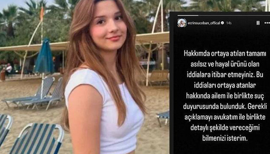 Ecrin Su Çoban hakkındaki soruşturma sonuçlandı
