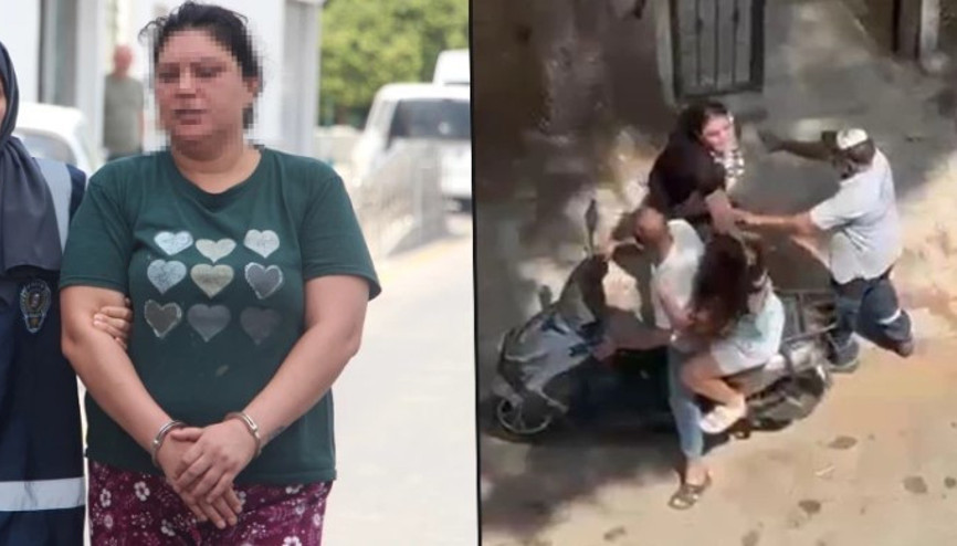 Kızını bıçakla kovalayan anne tutuklandı