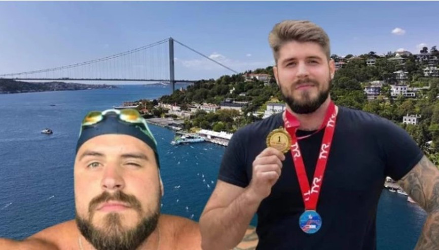 İstanbul Boğazı’ndaki yüzme yarışında Rus yüzücü Nikolai Svechnikov kayboldu
