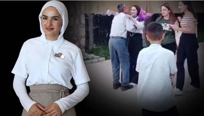 Babasının YKS çıkışında çiçekle karşıladığı Çimen, hayalindeki bölüme yerleşti