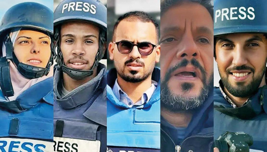 İsrail hastaneyi bombaladı… 5’i gazeteci 20 kişi öldürüldü