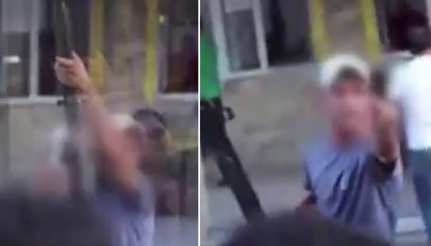 Tekirdağda dehşete düşüren görüntü Sokak röportajında pompalı tüfekle ateş açtı... 15 yaşındaki çocuk gözaltına alındı