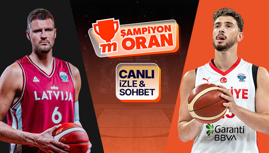 A Milliler, EuroBasketi Letonya karşısında açıyor Maçın heyecanı canlı yayın, canlı sohbet ve Şampiyon Oranlar ile Mislide