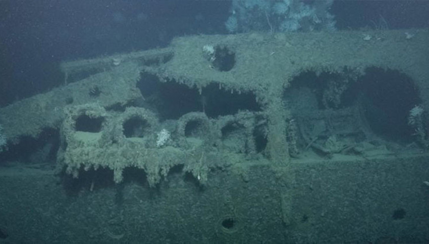 Okyanusun dibinde yatan tarih 80 yıl sonra görüntülendi