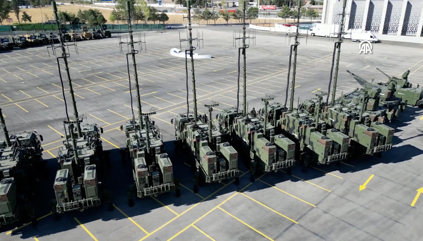 47 araçtan oluşan Çelik Kubbe sistemi görüntülendi