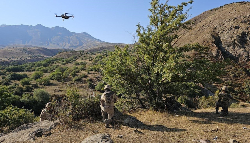 Kayıp koyunlar, termal dürbün ve dron ile bulundu