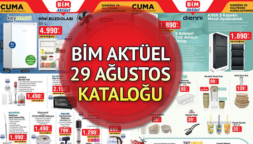29 AĞUSTOS BİM KATALOĞU 2025- İNDİRİMLİ ÜRÜNLER (SATIŞTA) || Bu hafta cuma bime gelecek ürünler neler Bim ektüel afişi Range 5 Kanat Vantilatör, Homend Waffle Makinesi getiriyor