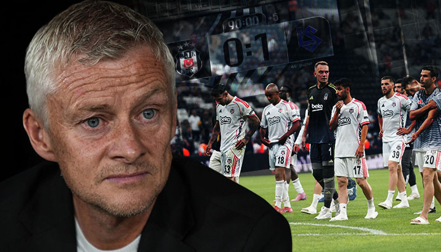 Beşiktaş taraftarından futbolculara ve Solskjaere sert tepki