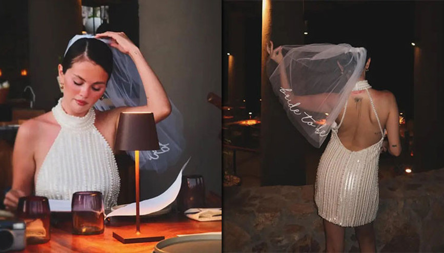 Kızları topladı, bekarlığa veda etti... Beyazlara bürünüp tül duvağını taktı: Dikkat gelin var