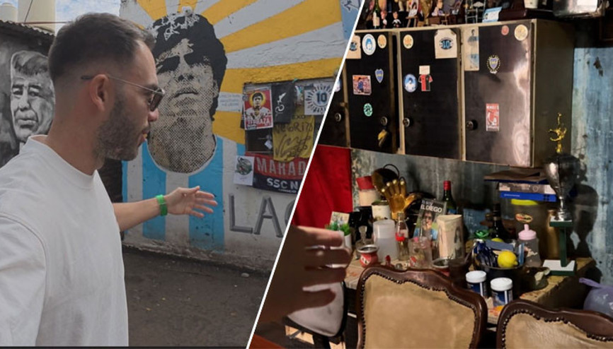 Kuralsız Sokaklar Maradonanın evinde