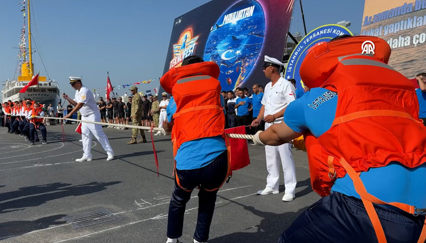 TEKNOFEST Mavi Vatanda Halat Çekme Yarışması düzenlendi
