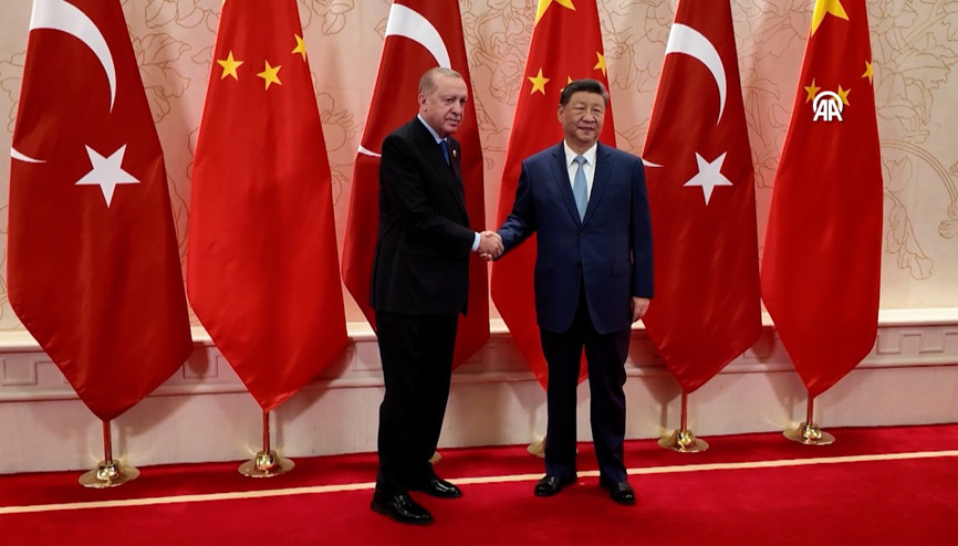 Cumhurbaşkanı Erdoğan, Çin Devlet Başkanı Şi Cinping ile görüştü