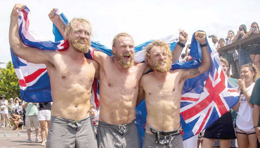 İskoç kardeşlerin Pasifik rekoru