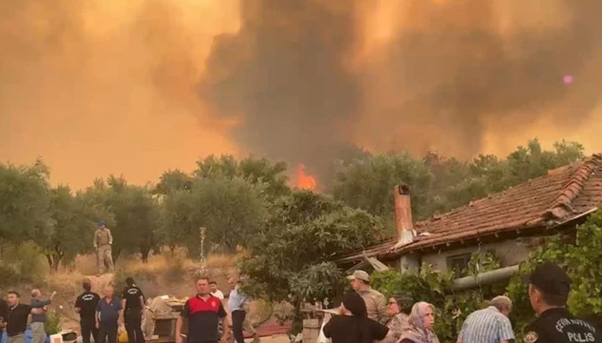 Denizlideki orman yangınında 4. gün... Ekiplerin müdahalesi sürüyor
