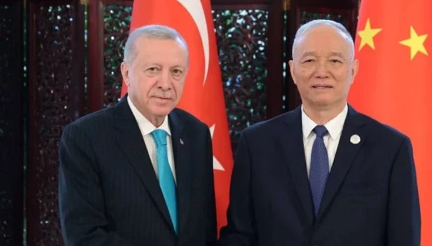 Cumhurbaşkanı Erdoğan, Say Çi ile bir araya geldi