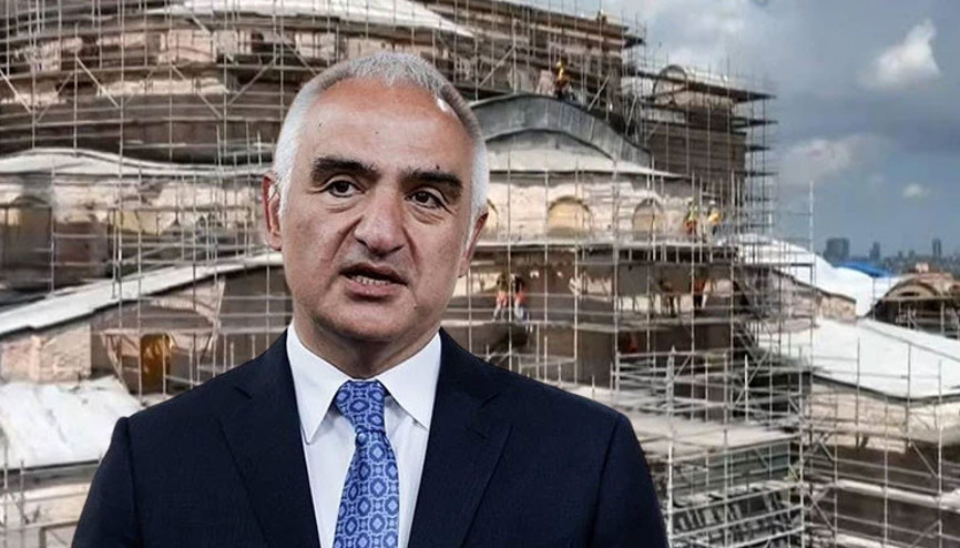 Bakan Ersoydan Ayasofya açıklaması