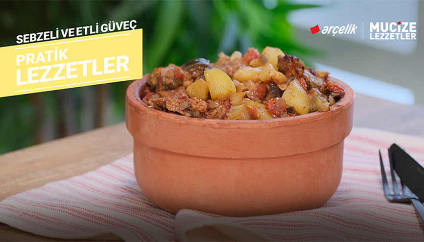 Sebzeli ve etli güveç tarifi | Mucize Lezzetler