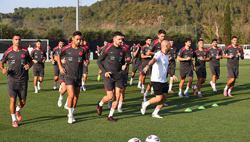 A Milli Futbol Takımı, Gürcistan maçının hazırlıklarını sürdürdü