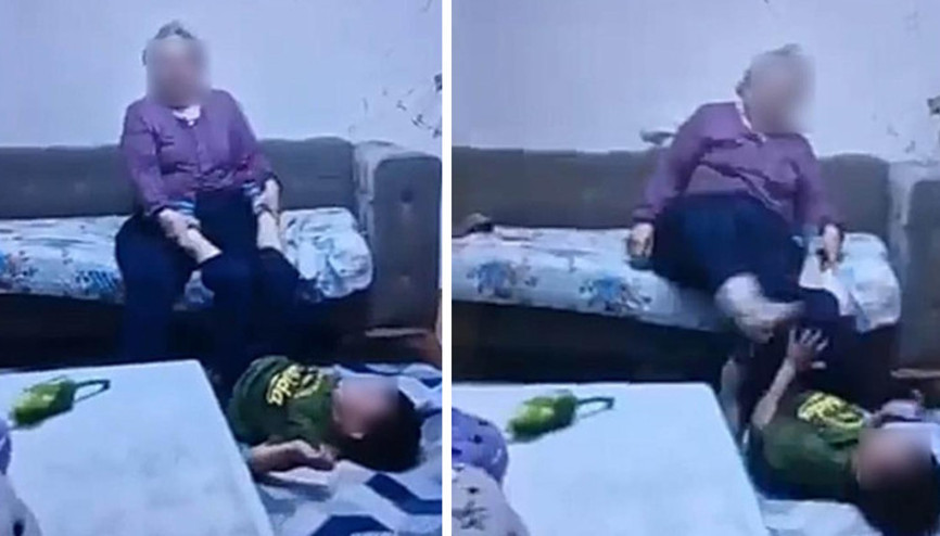 İzmirde torununu darbeden babaanne gözaltına alındı