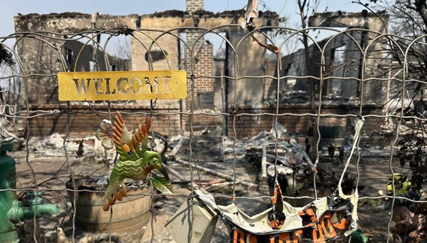 ABDde 13 bin dönüm kül oldu