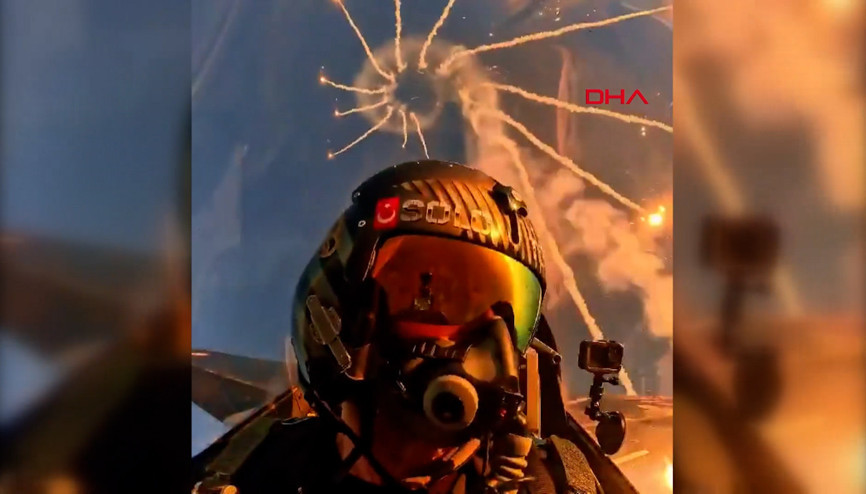 SOLOTÜRK kokpitinden 30 Ağustos Zafer Bayramı uçuşu