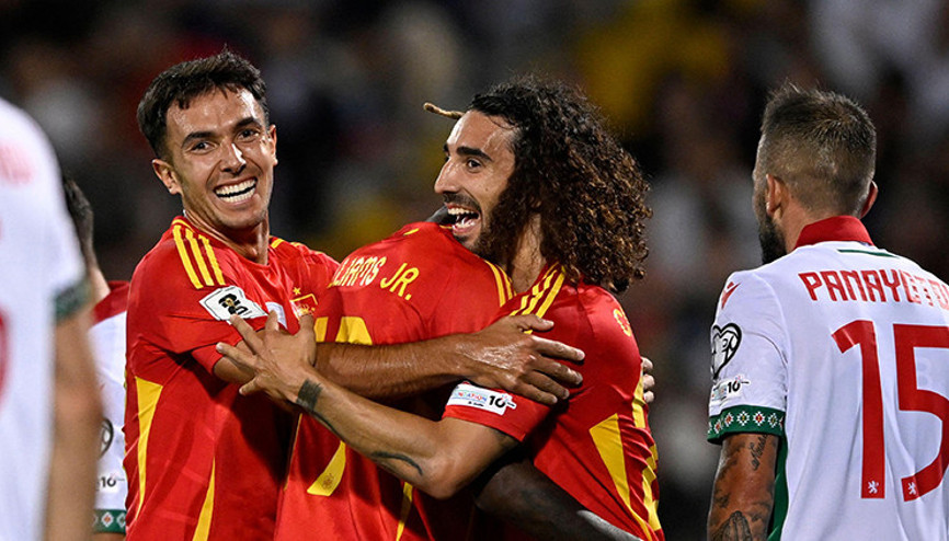 Bulgaristan 0-3 İspanya (2026 Dünya Kupası Elemeleri maçı özeti)