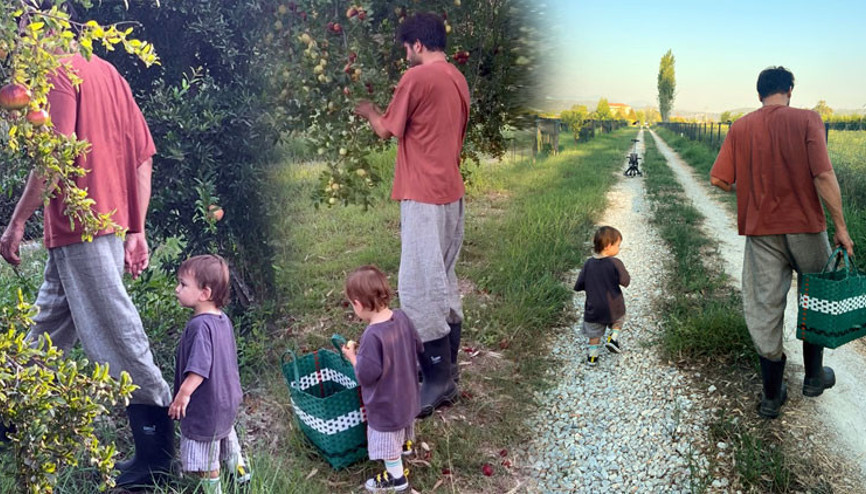 Ünlü oyuncu setlere ara verdi... Baba-oğul için hasat zamanı