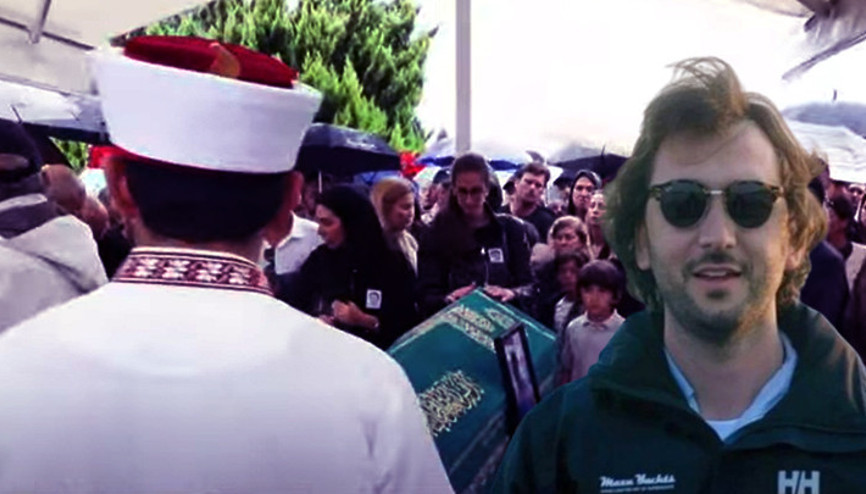 İş insanı Halit Yukay son yolculuğuna uğurlandı Kıvanç Tatlıtuğ gözyaşlarını tutamadı | Ünlü isimler törene katıldı