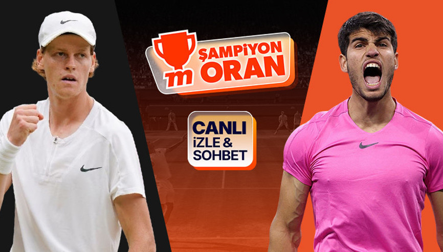 Jannik Sinner ve Carlos Alcaraz bu yıl üçüncü kez Grand Slam finalinde karşı karşıya Amerika Açık erkekler finali canlı yayınla Misli’de…
