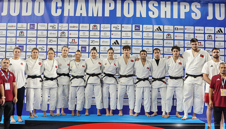 Genç milli judocular, Avrupa ikincisi oldu