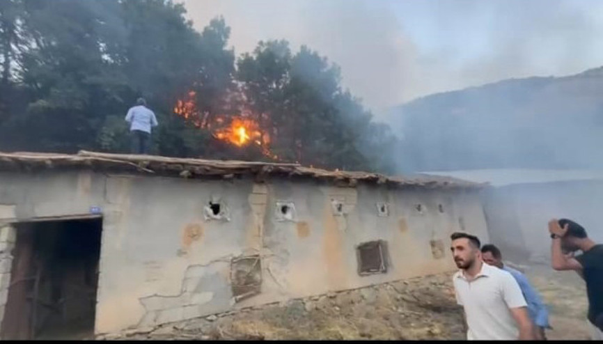 Hakkaride çıkan orman yangını kontrol altına alındı