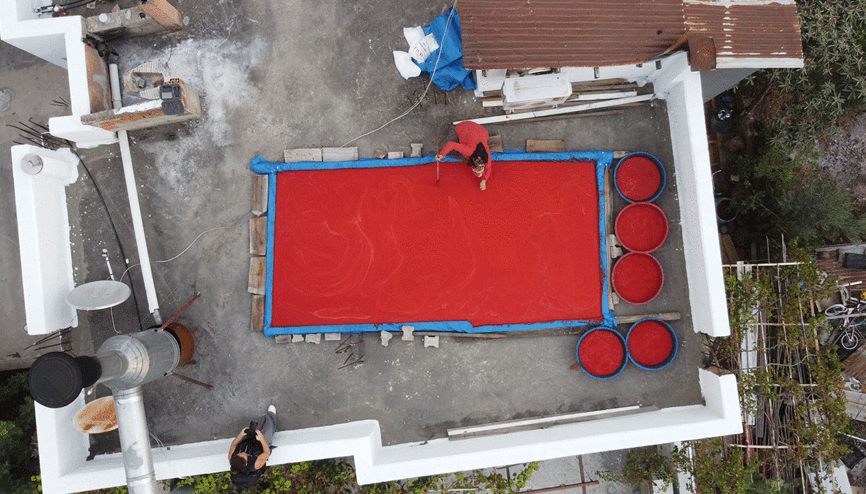 Adanada damlar kırmızıyla renklendi: Güneşle pişen emek