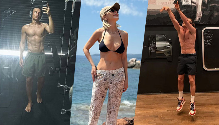 Ünlülerden kas şov